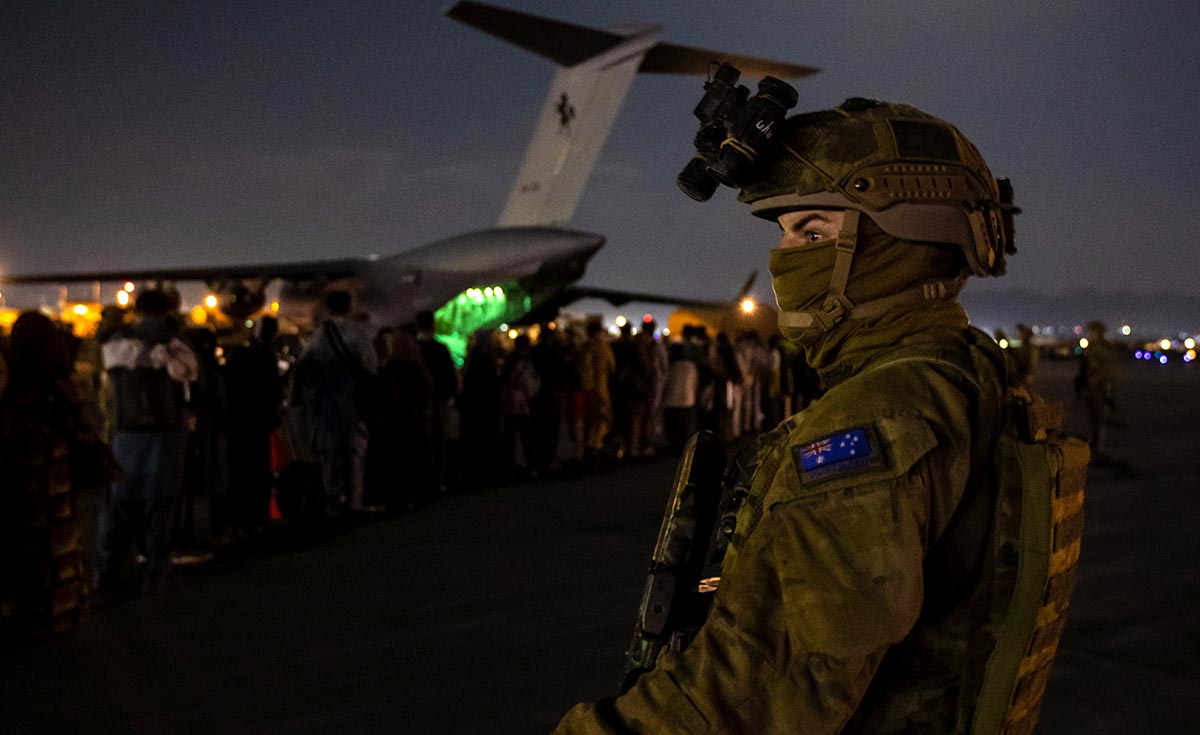RAAF C-17A Globemasters  Kabul evacuation